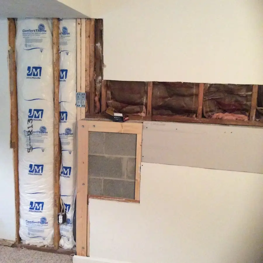Wall insulation replacement during Odor Removal & Deodorization in Newtown